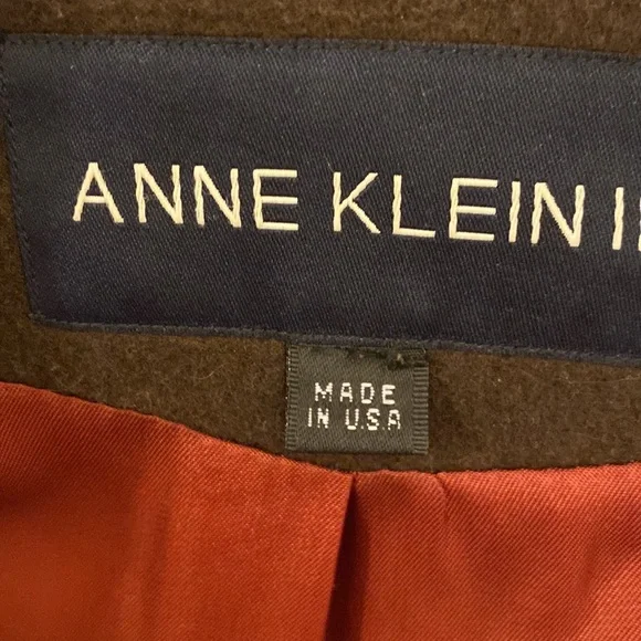 Vintage Wool Anne Klein long coat - Picture 6 of 7